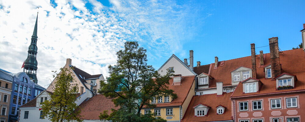 Ein Platz in Riga. Foto: Hartmut Ziesing