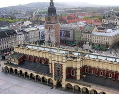 Foto der Tuchhallen in Krakau