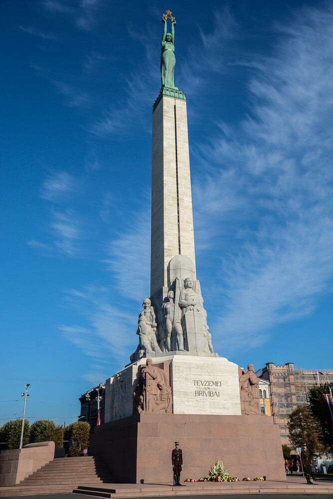 Riga. Denkmal. Foto: Hartmut Ziesing